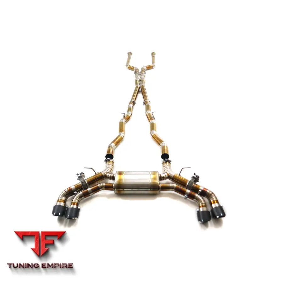 BMW M5 G90 4.4T TITANIUM CATBACK RAZOR EXHAUST WITH MUFFLER VALVE