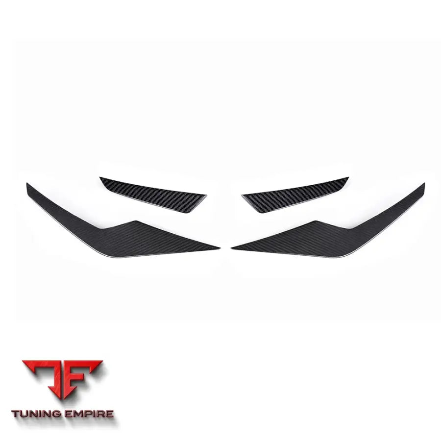 BMW M5 G90 FRONT CANARDS IN PREPREG CARBON FIBRE - Carbon Fibre Parts