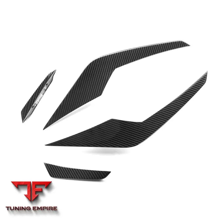 BMW M5 G90 FRONT CANARDS IN PREPREG CARBON FIBRE - Carbon Fibre Parts