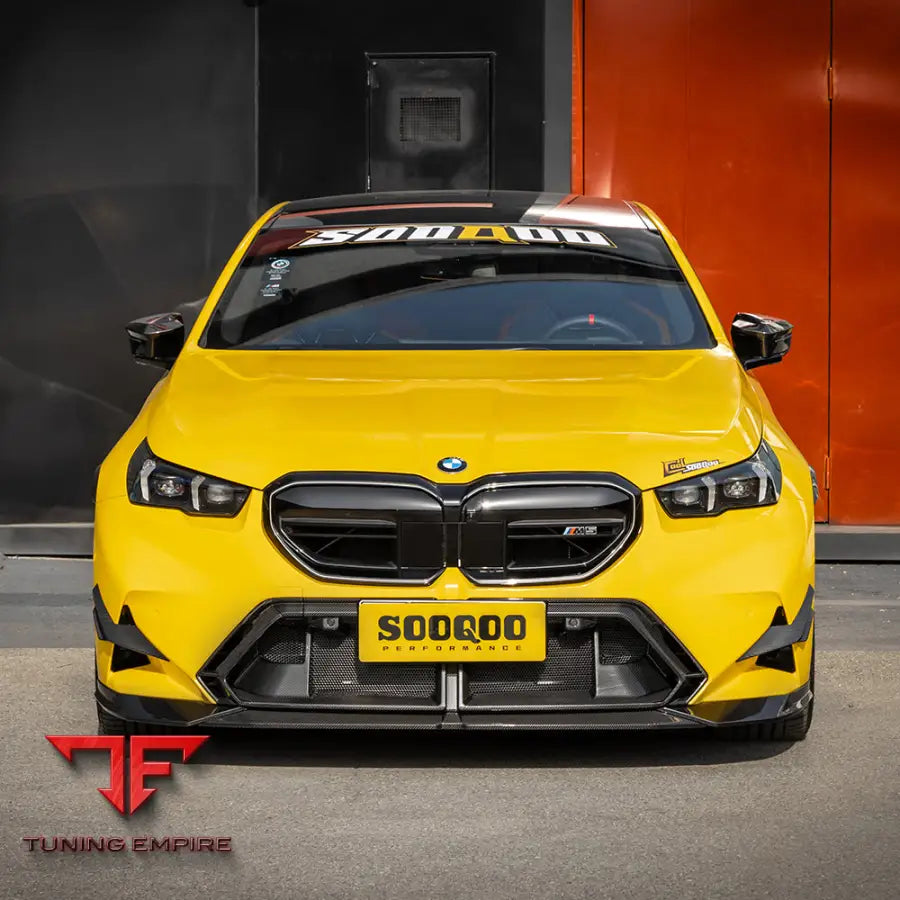BMW M5 G90 FRONT LIP IN PREPREG CARBON FIBRE (V1) - Carbon Fibre Parts