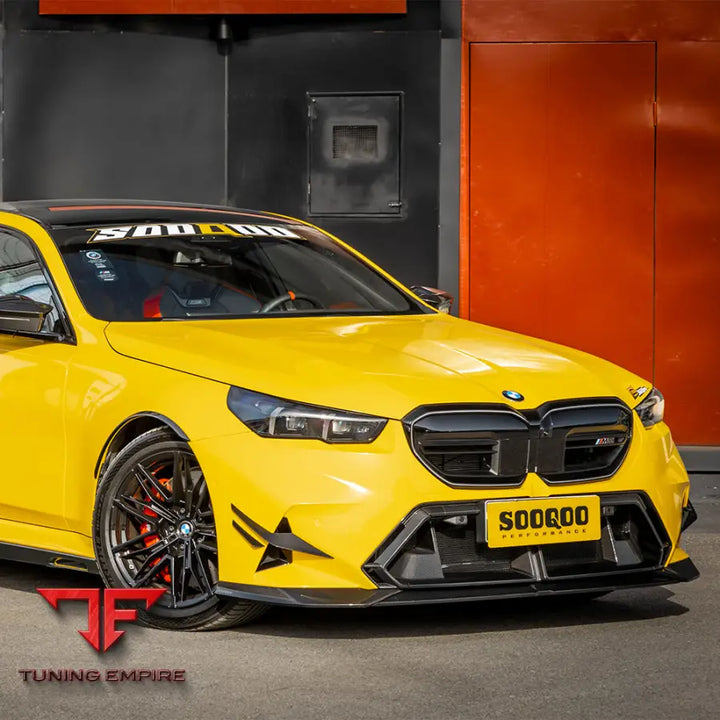 BMW M5 G90 FRONT LIP IN PREPREG CARBON FIBRE (V1) - Carbon Fibre Parts
