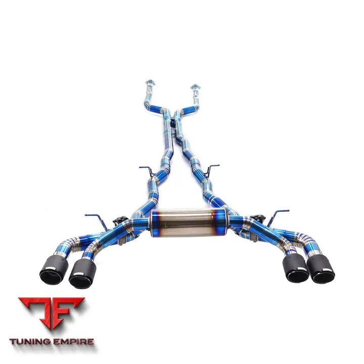BMW M5 G90 G99 TITANIUM CATBACK RAZOR EXHAUST WITH MUFFLER VALVE