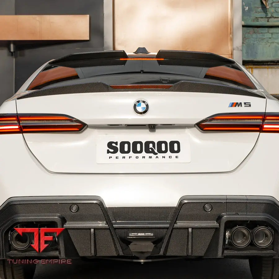 BMW M5 G90 REAR SPOILER IN PREPREG CARBON FIBRE - Carbon Fibre Parts