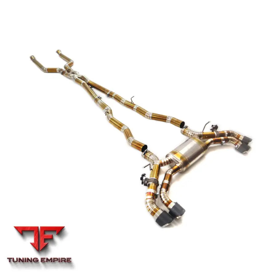 BMW M5 G90 TITANIUM CATBACK RAZOR EXHAUST WITH MUFFLER VALVE