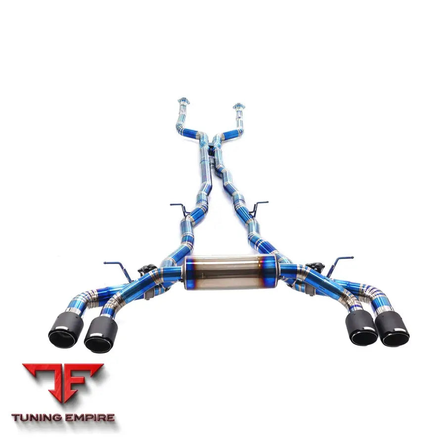 BMW M5 G90 TITANIUM CATBACK RAZOR EXHAUST WITH MUFFLER VALVE