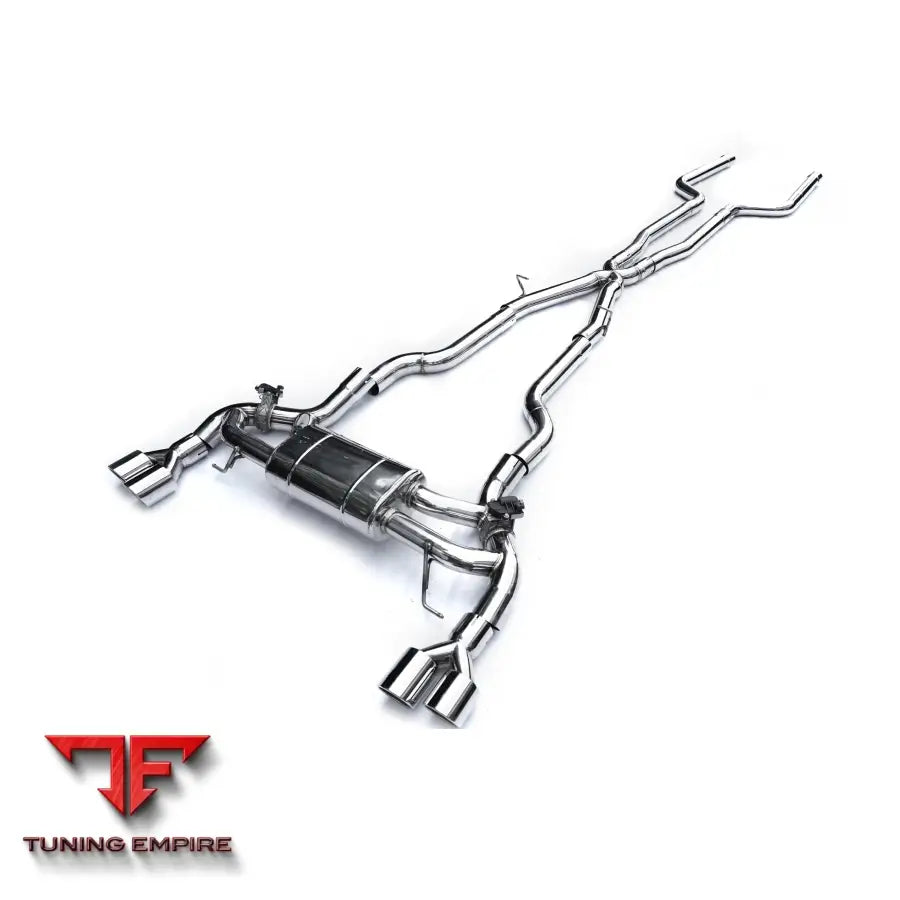 BMW M550i G30 4.4T STAINLESS STEEL CATBACK RAZOR EXHAUST WITH MUFFLER VALVE