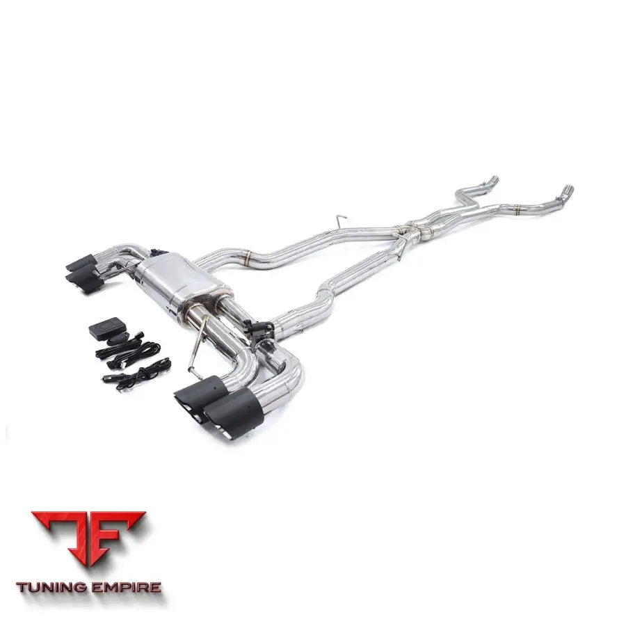 BMW M550i G30 4.4T STAINLESS STEEL CATBACK RAZOR EXHAUST WITH VALVE