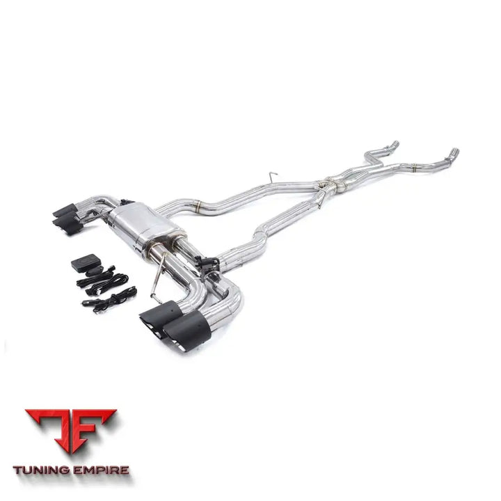 BMW M550i G30 4.4T STAINLESS STEEL CATBACK RAZOR EXHAUST WITH VALVE