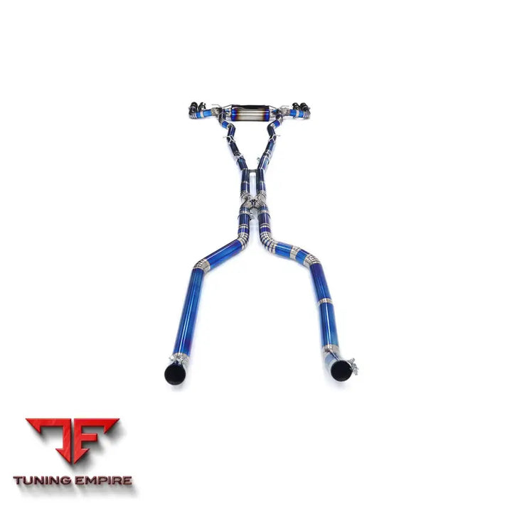 BMW M550i G30 TITANIUM CATBACK RAZOR EXHAUST WITH VALVE