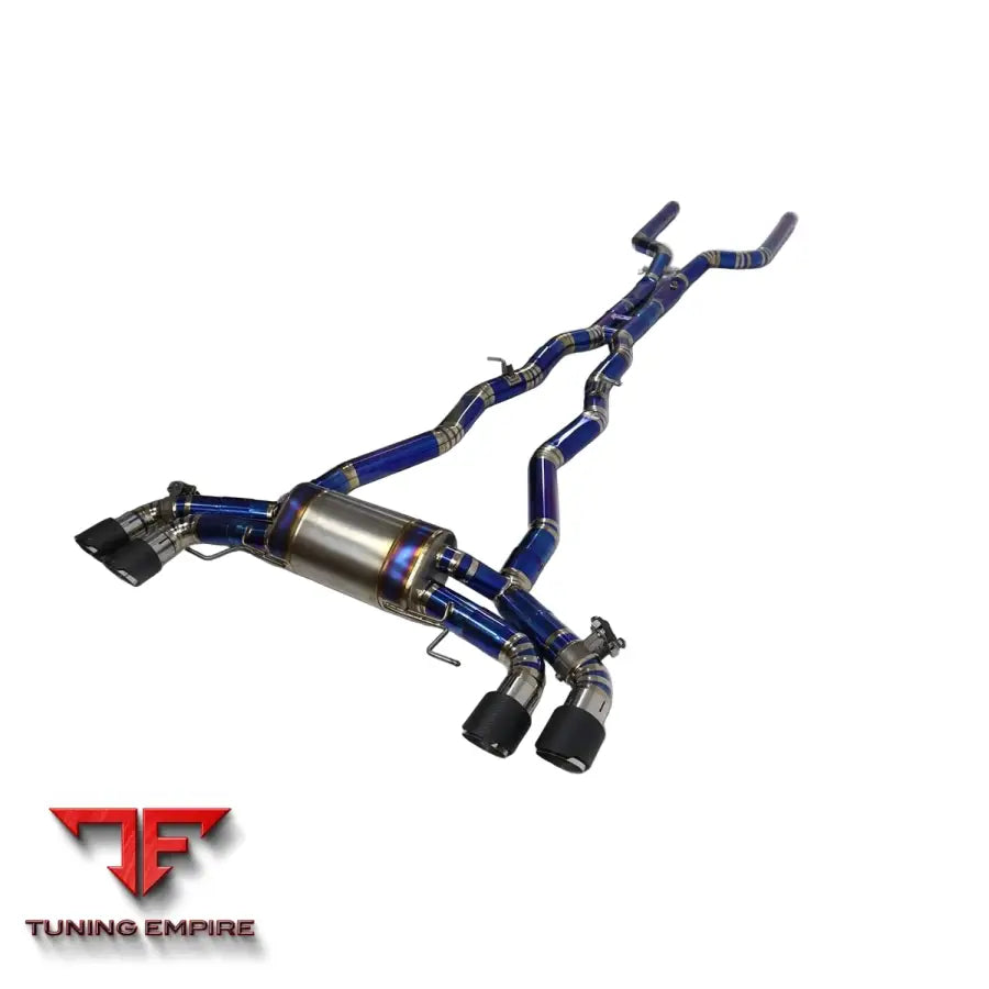BMW M8 F91/F92 4.4T VALVETRONIC TITANIUM CATBACK RAZOR EXHAUST WITH MUFFLER VALVE