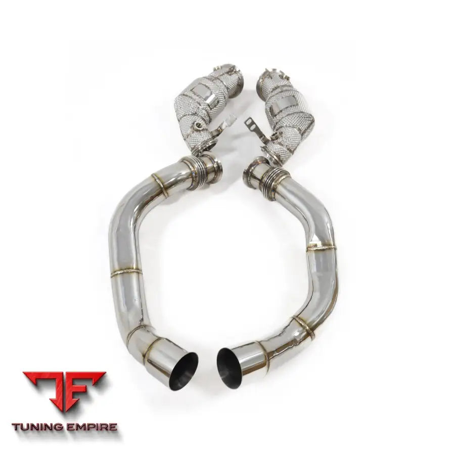 BMW M8 F91 F92 F93 4.4T S63 V8 CATLESS RAZOR EXHAUST DOWNPIPES