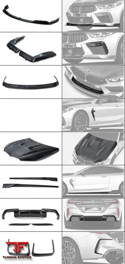 BMW M8 (F91 F92 F93) CARBON FIBER KIT