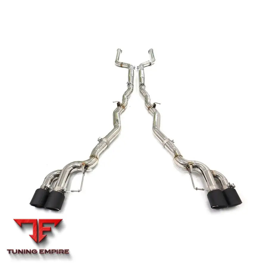 BMW M8 F92 4.4T STAINLESS STEEL CATBACK RAZOR EXHAUST WITH MUFFLER VALVE