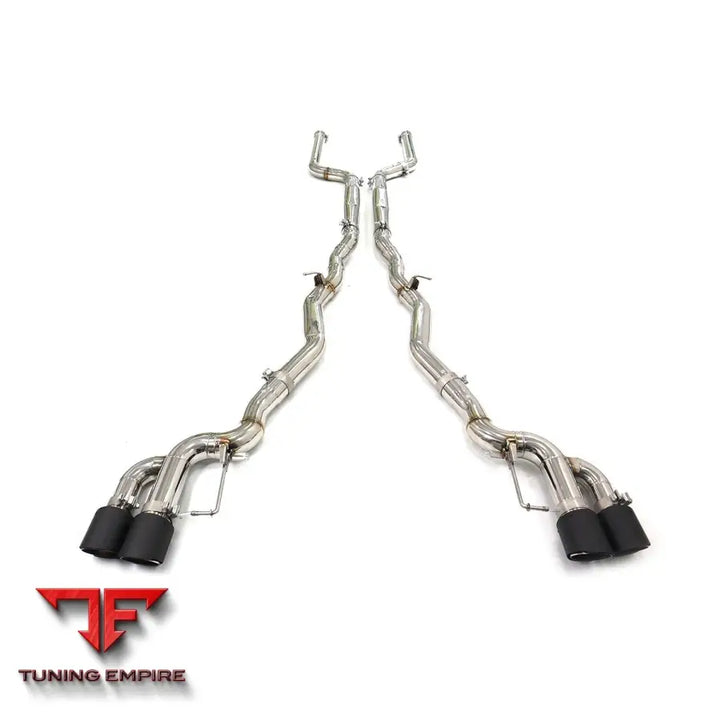 BMW M8 F92 4.4T STAINLESS STEEL CATBACK RAZOR EXHAUST WITH MUFFLER VALVE