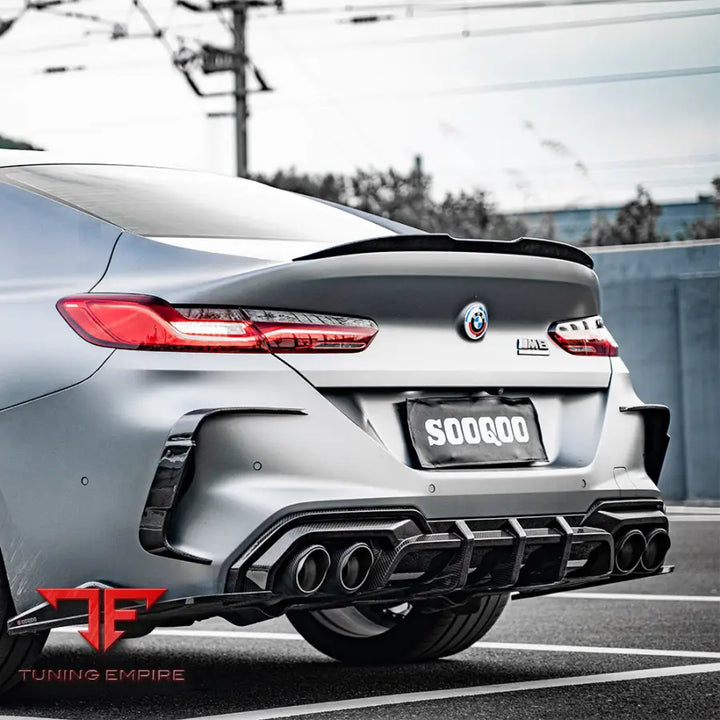 BMW M8 F92 REAR BUMPER INSERT IN PREPREG CARBON FIBRE - Carbon Fibre Parts