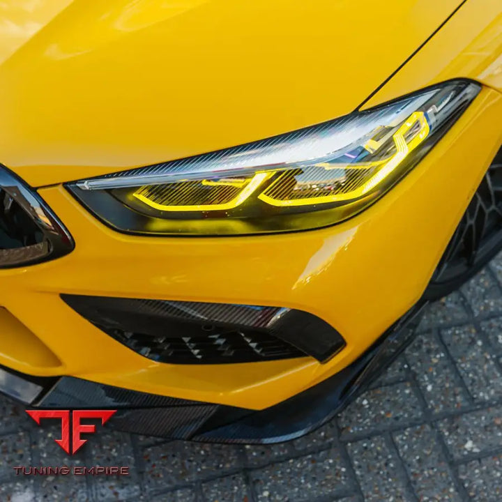 BMW M8 F9X FRONT LIP IN PREPREG CARBON FIBRE - Carbon Fibre Parts