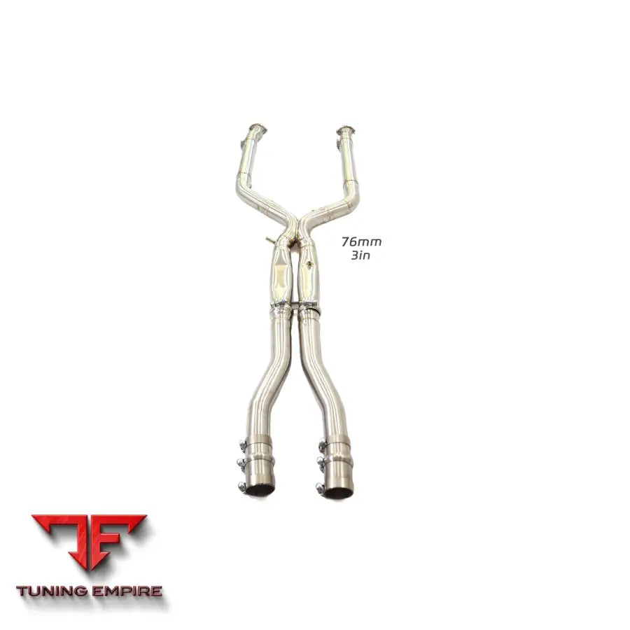 BMW M8 LCI STAINLESS STEEL RAZOR EXHAUST MIDDLE PIPE