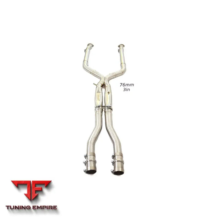 BMW M8 LCI STAINLESS STEEL RAZOR EXHAUST MIDDLE PIPE