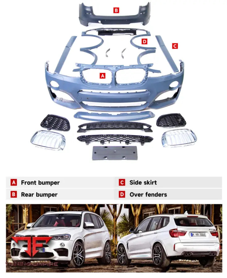 BMW X3 F25 MT BODY KIT