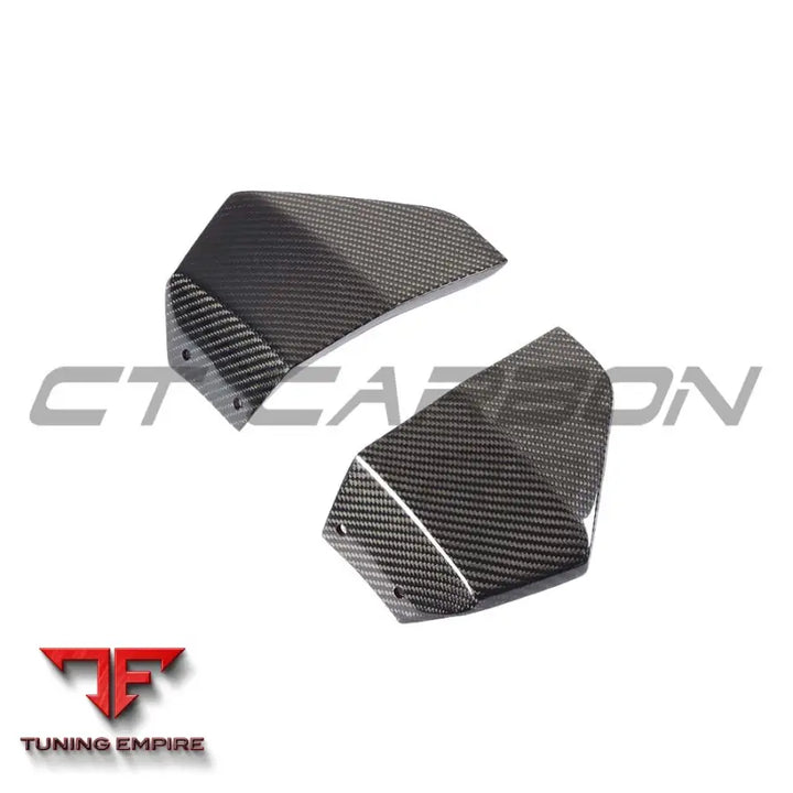 BMW X3 G01 2017-2021 PRE LCI CARBON FIBRE CORNER SPLITTERS - CT CARBON