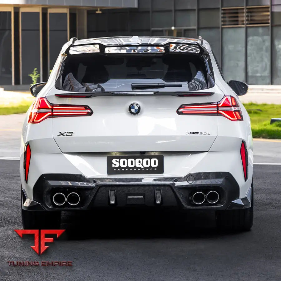 BMW X3 G45 REAR BUMPER INSERTS IN PREPREG CARBON FIBRE - Carbon Fibre Parts