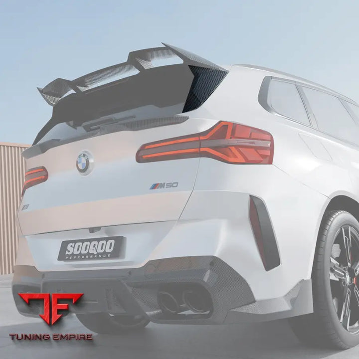 BMW X3 G45 REAR WINDOW FINS IN PREPREG CARBON FIBRE - Carbon Fibre Parts
