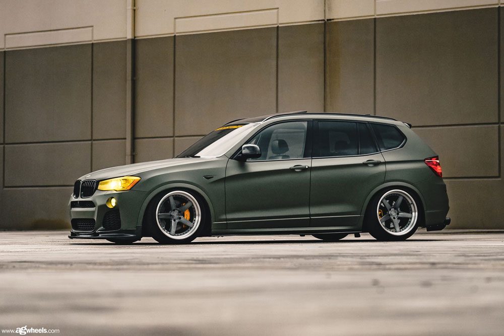 BMW X3 M SPORT on custom forged wheels