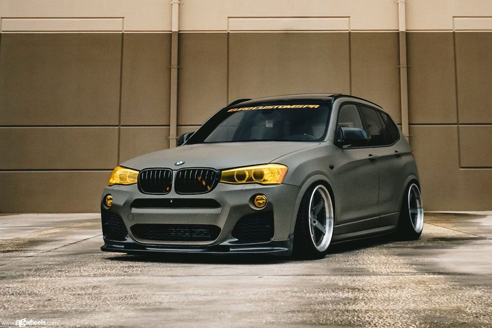 BMW X3 M SPORT on custom forged wheels