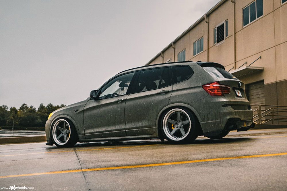 BMW X3 M SPORT on custom forged wheels