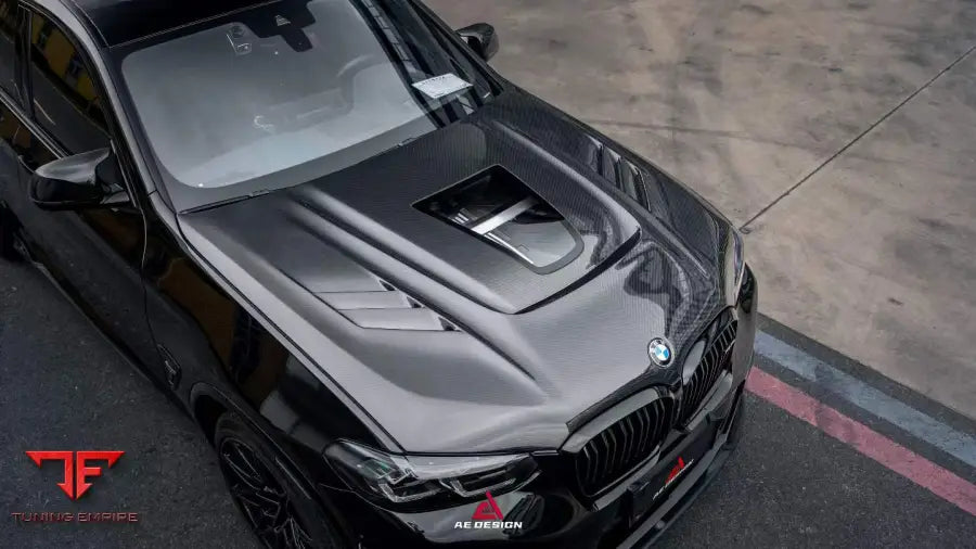 BMW X3 X3M/C F97 G01 & X4 X4M/C F98 G02 ART VENTED TRANSPARENT GLASS V2 HOOD - Hood