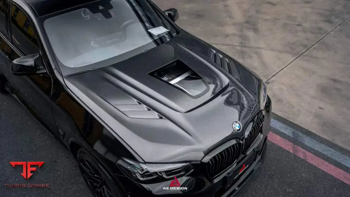 BMW X3 X3M/C F97 G01 & X4 X4M/C F98 G02 ART VENTED TRANSPARENT GLASS V2 HOOD - Hood
