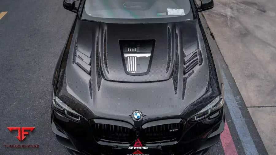 BMW X3 X3M/C F97 G01 & X4 X4M/C F98 G02 ART VENTED TRANSPARENT GLASS V2 HOOD - Hood
