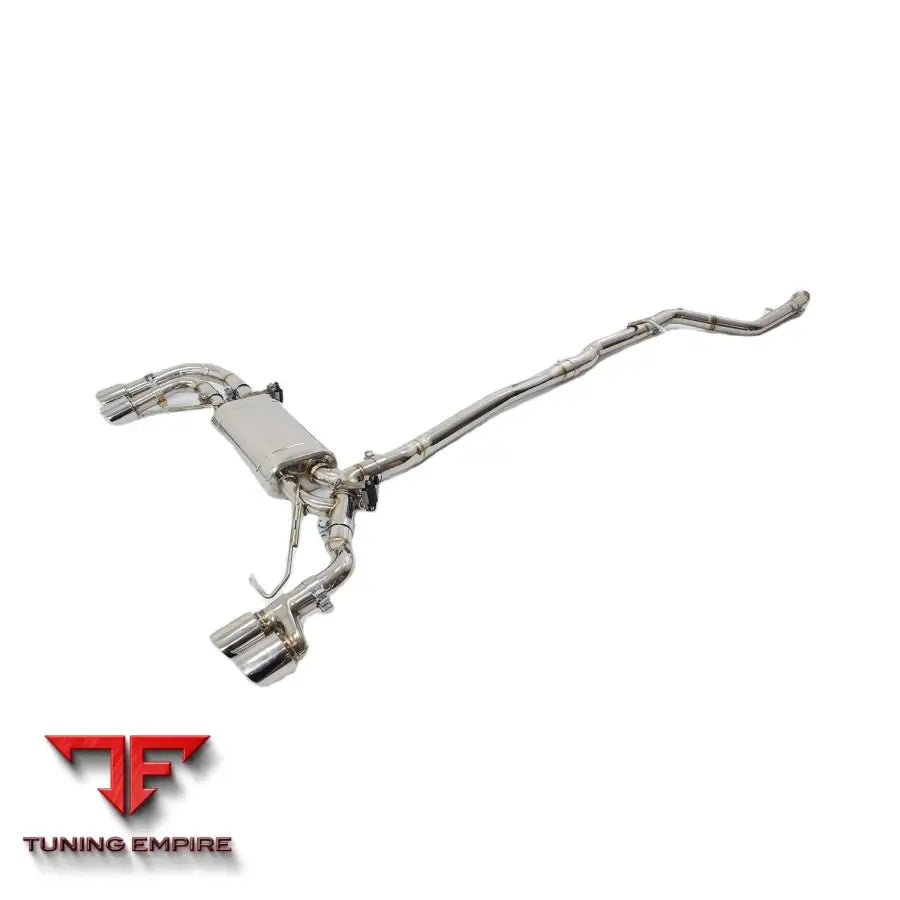 BMW X3/X3M M5/M6 3.0T STAINLESS STEEL CATBACK RAZOR EXHAUST WITH MUFFLER VALVE