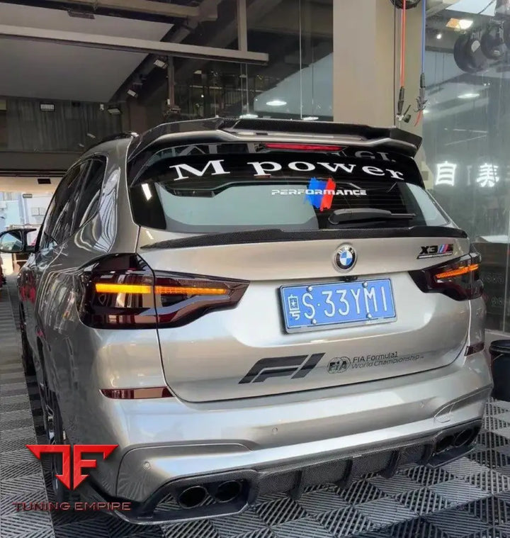 BMW X3 X3M X3MC F97 G01 AE DESIGN REAR TRUNK SPOILER - Rear Wing & Spoiler