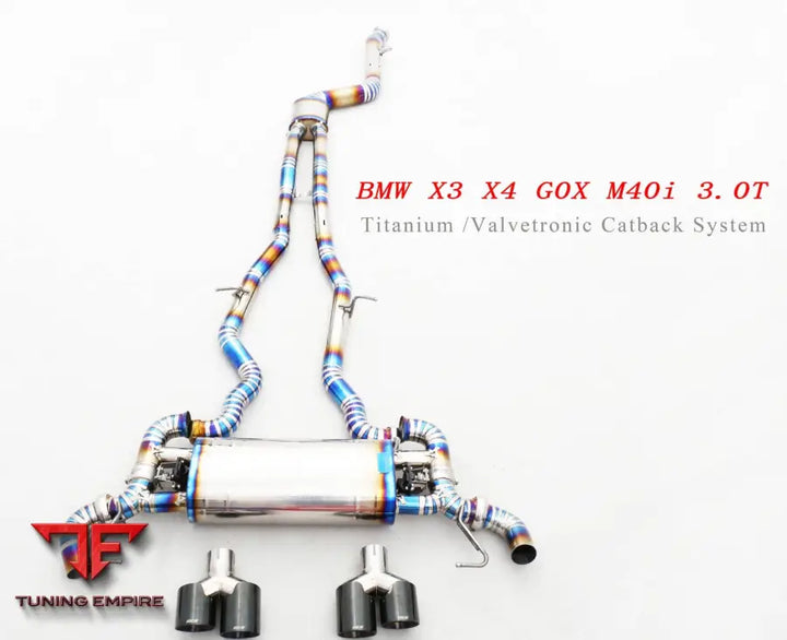 Bmw X3 X4 G0X M40I 3.0T Titanium Valvetronic Exhaust System