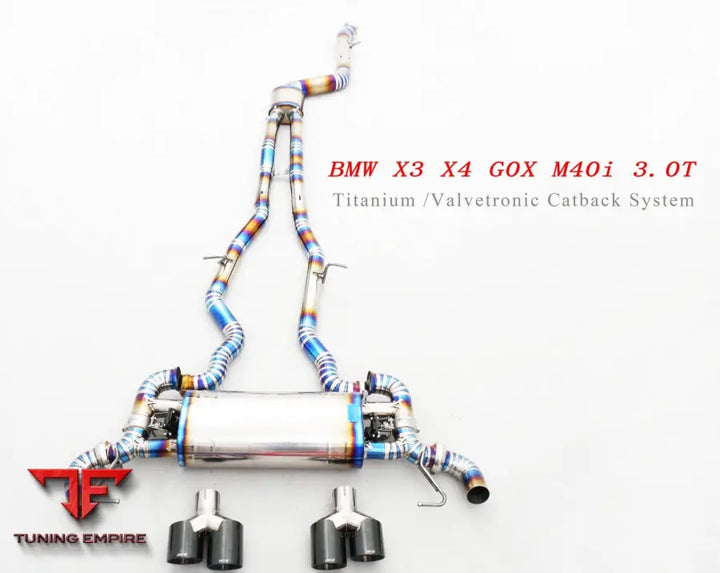 Bmw X3 X4 G0X M40I 3.0T Titanium Valvetronic Exhaust System