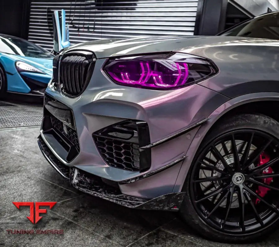 BMW X3M/C & X4M/C F97 F98 AE V1 FRONT CANARDS - Body Trim