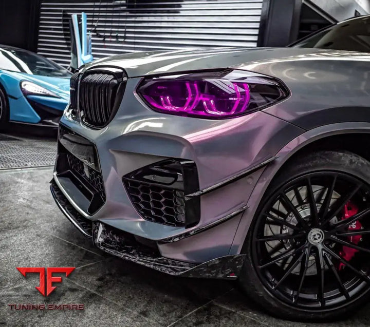 BMW X3M/C & X4M/C F97 F98 AE V1 FRONT CANARDS - Body Trim