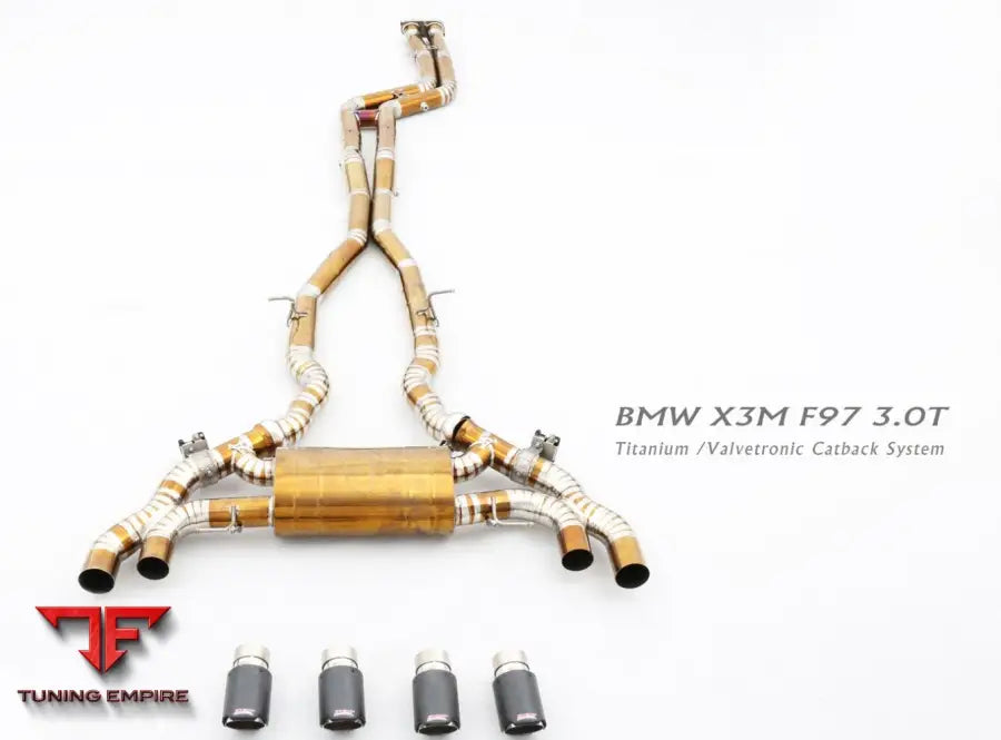 Bmw X3M F97 Titanium Valvetronic Exhaust System