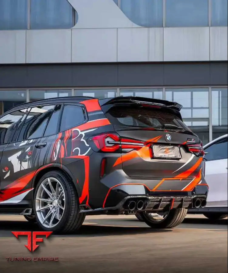 BMW X3M X3MC F97 AE V2 REAR DIFFUSER - Rear Diffuser