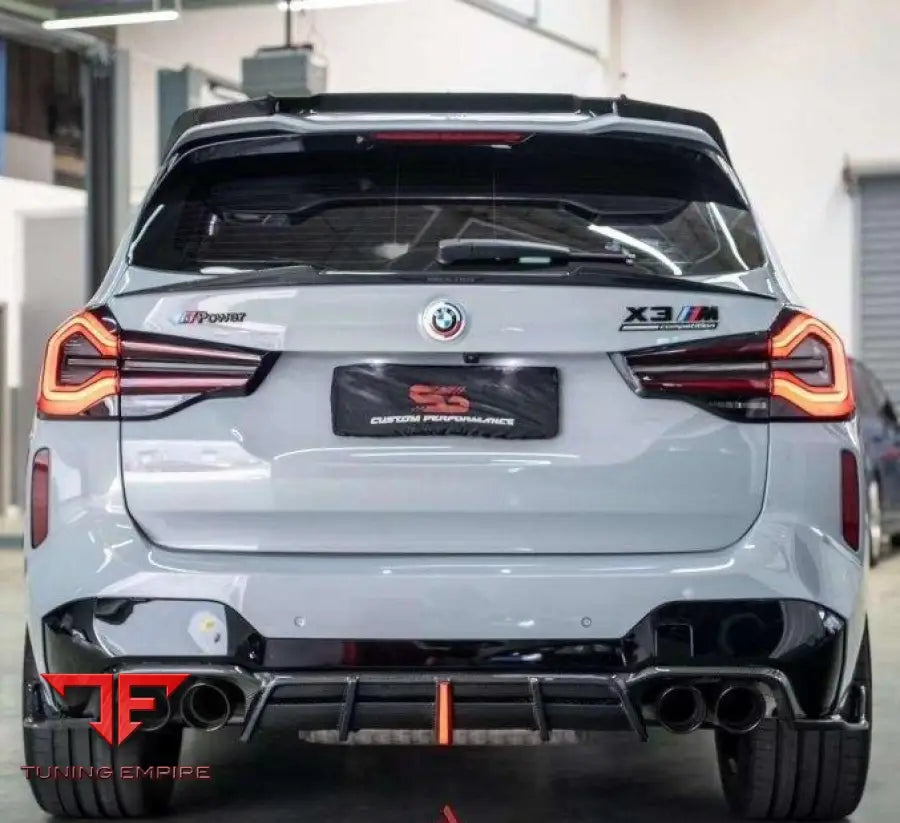 BMW X3M X3MC F97 AE V2 REAR DIFFUSER - Rear Diffuser