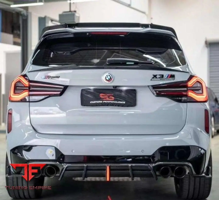 BMW X3M X3MC F97 AE V2 REAR DIFFUSER - Rear Diffuser