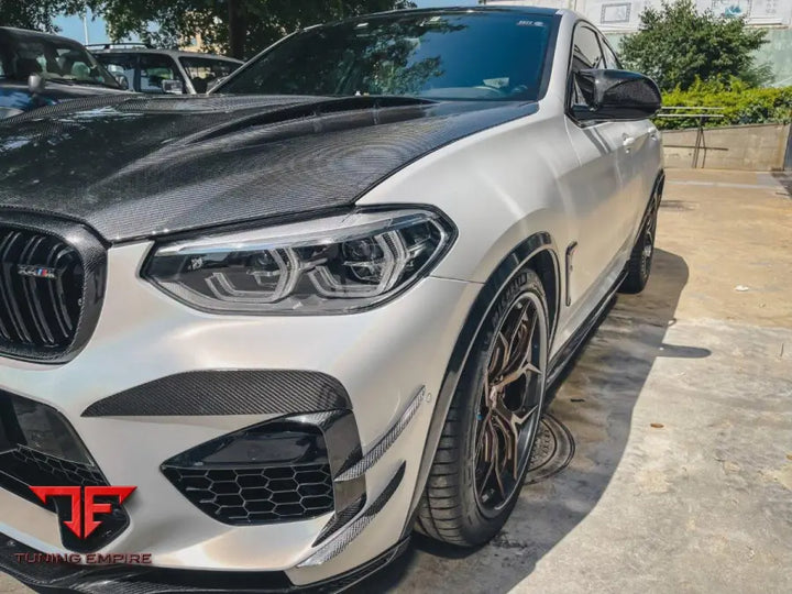 BMW X3M X3MC F97 PRE-LCI & X4M X4MC F98 PRE-LCI 2019-2021 AE V2 FRONT CANARDS - Body Trim