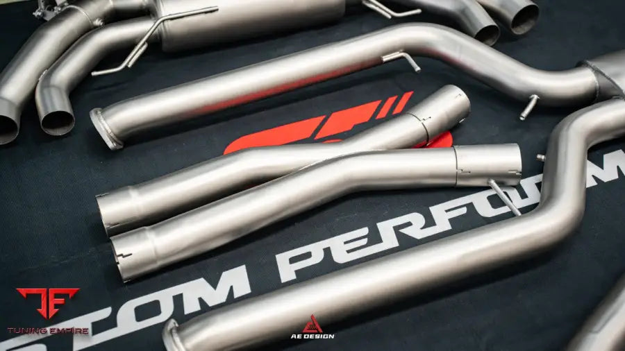 BMW X3M X4M LCI AE Design catback exhaust system