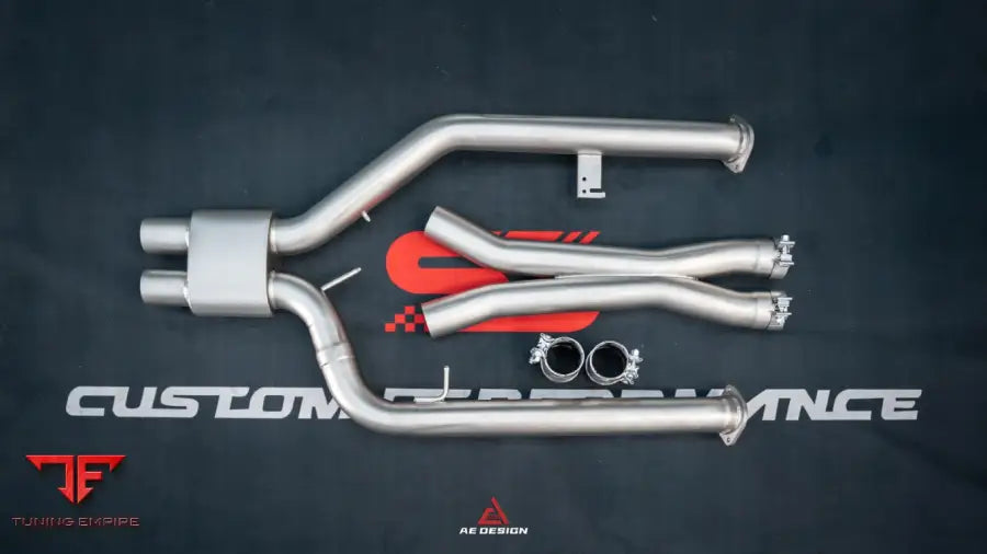 BMW X3M X4M LCI AE Design mid-pipe