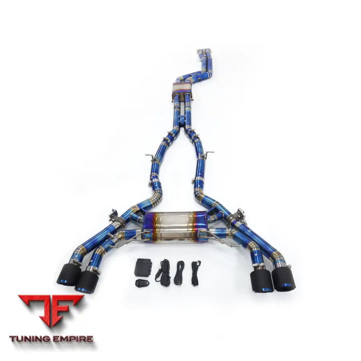 BMW X3M X4M F97 F98 TITANIUM CATBACK RAZOR EXHAUST WITH MUFFLER VALVE