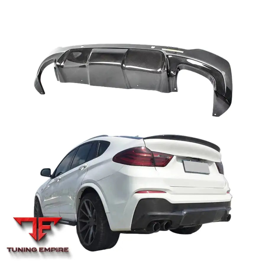 BMW X4 F26 CARBON FIBER REAR DIFFUSER