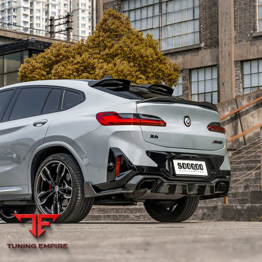 BMW X4 G02 LCI REAR DIFFUSER W/BRAKE LIGHT IN PREPREG CARBON FIBRE - Carbon Fibre Parts