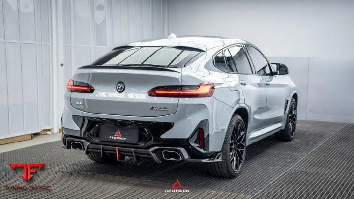 BMW X4 G02 LCI AE rear diffuser and canards