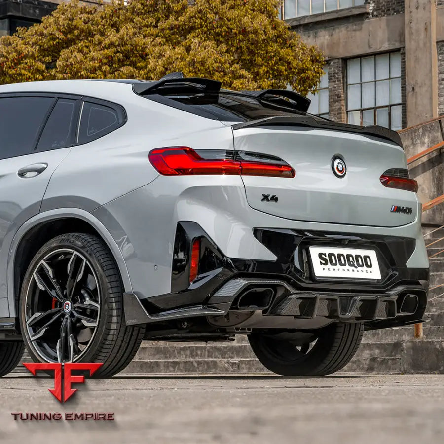 BMW X4M F98 REAR SPOILER IN PREPREG CARBON FIBRE - Carbon Fibre Parts